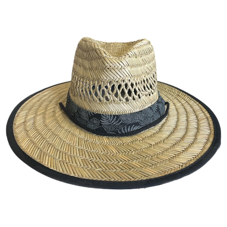 Free Authority Outdoors Lifeguard Tan Straw Hat, UPF 50+, 17  display picture 2