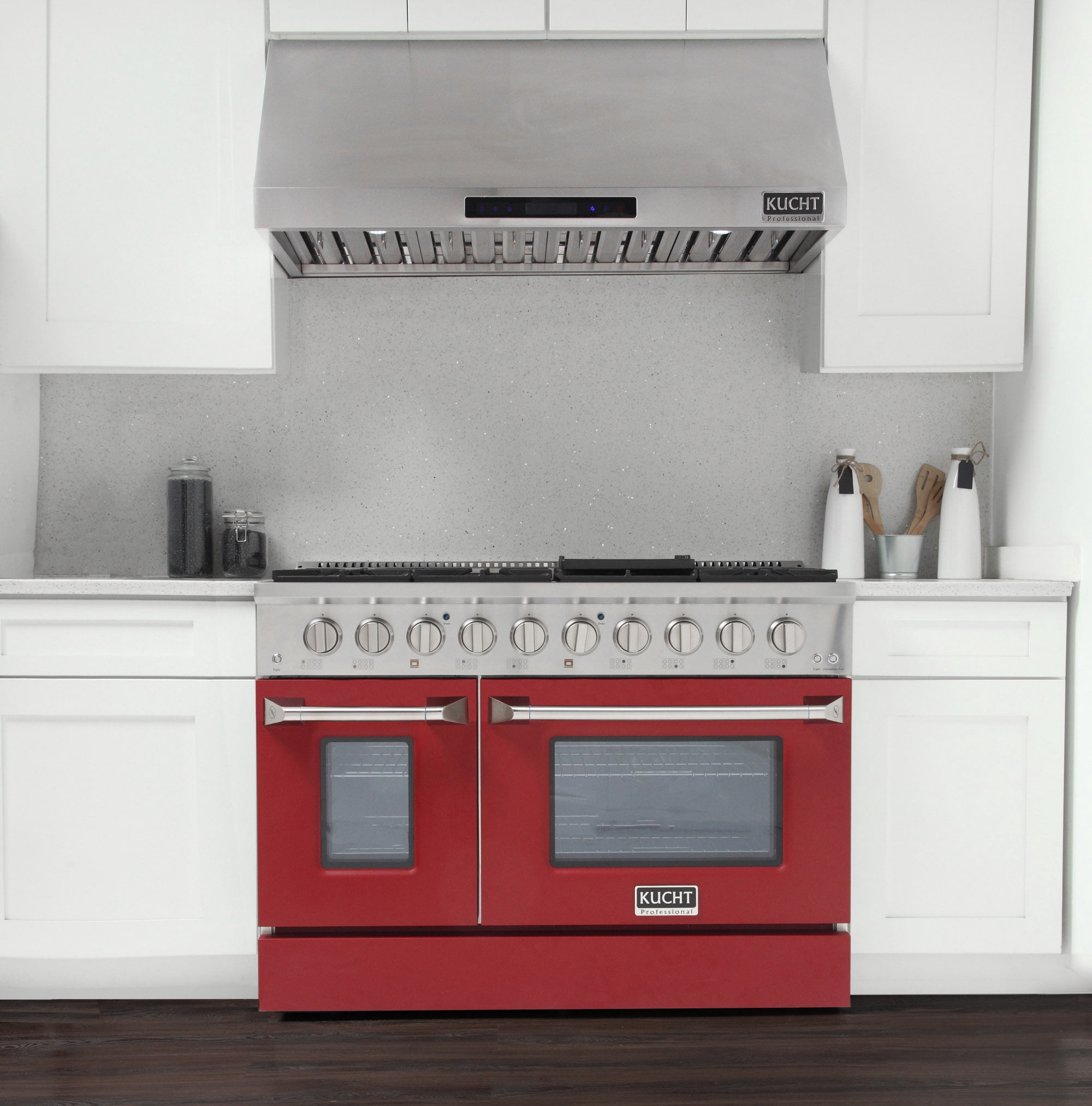 48 in. 6.7 cu. ft. Dual Fuel Range for Natural Gas in Red