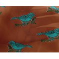 thumbnail image 4 of oneOone Georgette Viscose Fabric Branch & Bird Block Printed Craft Fabric BTY 42 Inch Wide, 4 of 4