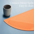 thumbnail image 4 of 3pcs Silicone Pet Food Mat Waterproof, Non-Slip, Prevent Spills, Easy-to-Clean Flexible Placemat for Pet, 4 of 5