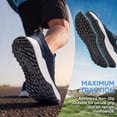 thumbnail image 4 of Sosenfer Men's Extra Wide Slip On Sneakers – Hands-Free Breathable Walking Shoes for Wide Feet, Non-Slip Hiking Outdoor Sports Shoes, 4 of 7