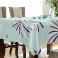 thumbnail image 3 of Coolnut Independence Day Rectangle Tablecloth Spill-Proof Polyester Table Cloth Table Cover for Kitchen Dining Picnic Holiday Party Decoration,54"x54", 3 of 7