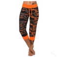 thumbnail image 2 of Mujeres Pantalones Yoga Pantalones deportivos al aire libre interior Pantalones recortados Jogging Ejercicio con cordón ajustable Cintura Leggings Gimnasio Ropa Naranja XXXL Methold OD003018-24, 2 of 7