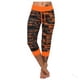 thumbnail image 2 of Mujeres Pantalones de yoga interior deportes al aire libre Pantalones recortados Ejercicio de trotar Drawstring Ajustable Cintura Leggings Gimnasio Ropa Naranja L kenally OD003018-21, 2 of 7