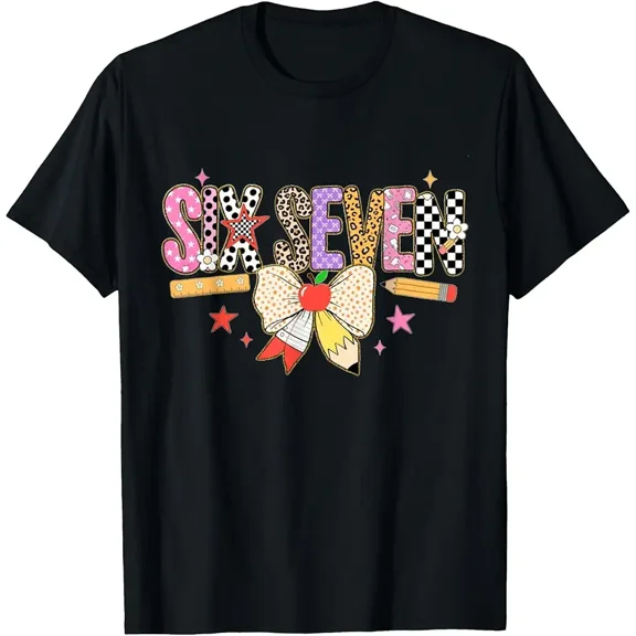 67 Shirt for Teachers 67 Meme Women Teacher Six Seven T-Shirt