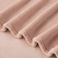 thumbnail image 5 of Hotel Style ™ Solid Oversized Soft Bed Blanket, Mystical Rose, 5 of 9