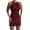 Red, variant on Women Neck Tie Sequin Fringe Bodycon Mid Waist Evening Dress Sequin Dress For Women Red,S
