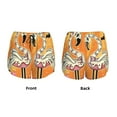 thumbnail image 3 of Balery Halloween Flamingos Pattern Women's Running Shorts with Liner 2 Pockets Elastic Workout Athletic Gym Yoga Shorts-Medium, 3 of 7