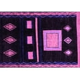 thumbnail image 1 of Ahgly Company Indoor Rectangle Oriental Purple Modern Area Rugs, 5' x 8', 1 of 4