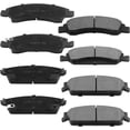 thumbnail image 5 of Front Rear Drilled Slotted Disc Brake Rotors + Ceramic Pads + Cleaner Fluid Fits for Cadillac Escalade, Chevy Avalanche/Silverado 1500 SSV/Suburban 1500/Tahoe, GMC Sierra 1500 Denali/GMC Yukon XL, 5 of 5