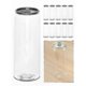 thumbnail image 1 of 10-Pack Plastic Beverage Bottles with Lids, 500ml Capacity for Juice, Milk Tea, and More, 1 of 5