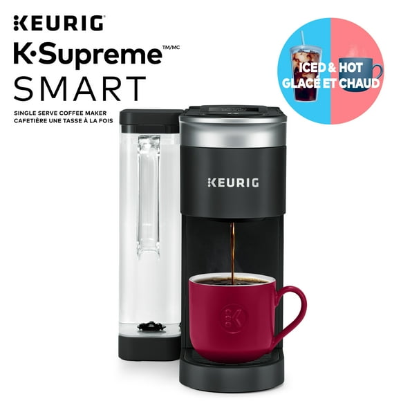 Cafetière une tasse à la fois pour capsule K-Cup Keurig K-Supreme SMART infuse des tasses de 177 à 355 ml