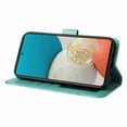 thumbnail image 2 of Dteck Cases Compatible with Samsung Galaxy A53 5G Wallet Case Card Holder Flip Cover Embossed Clover Flower PU Leather Magnetic Folio Kickstand with Wrist Strap, Green, 2 of 7