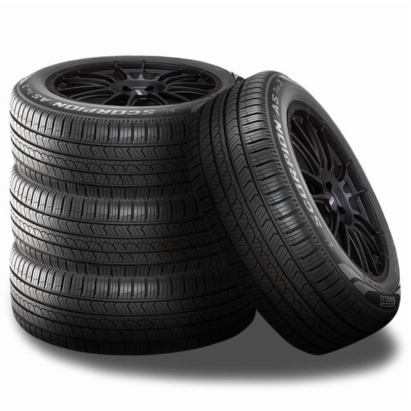 4 Pirelli Scorpion All Season Plus 3 225/65R17 102H SUV CUV Truck 70000 Mileage P3917400 / 225/65/17 / 2256517