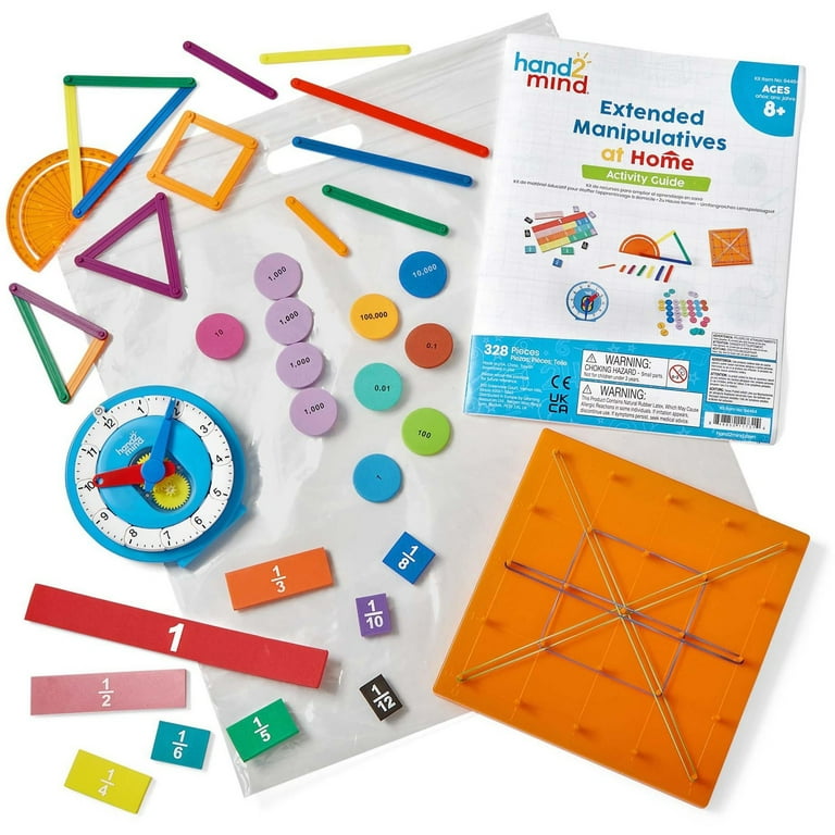 Learning Resources Extended Manipulative Home Kit - Skill Learning: Manipulative Skill - 8+ - 1 Each Learning Resources Extended Manipulative Home Kit - Skill Learning: Manipulative Skill - 8+ - 1 Each