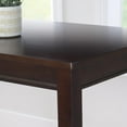 thumbnail image 2 of Linon Claridge 42 Inch Bar Height Pub Table, Walnut, 2 of 6