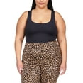 thumbnail image 2 of Women's Plus Size Cheetah Print Stretch Twill Pants 22W, 2 of 3