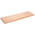 thumbnail image 1 of vidaXL Table Top Light Brown 180x60x(2-6) cm Treated Solid Wood Oak, 1 of 7