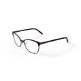 thumbnail image 2 of Hard Candy Women's HC209 Your Majesty Browline Prescription Eyeglasses with Case, Purple Tortoise, 2 of 6