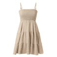 thumbnail image 5 of Women's Casual Tennis Dress Short Dress with Ruffle Sleeveless Summer Style for Women White L, 5 of 5
