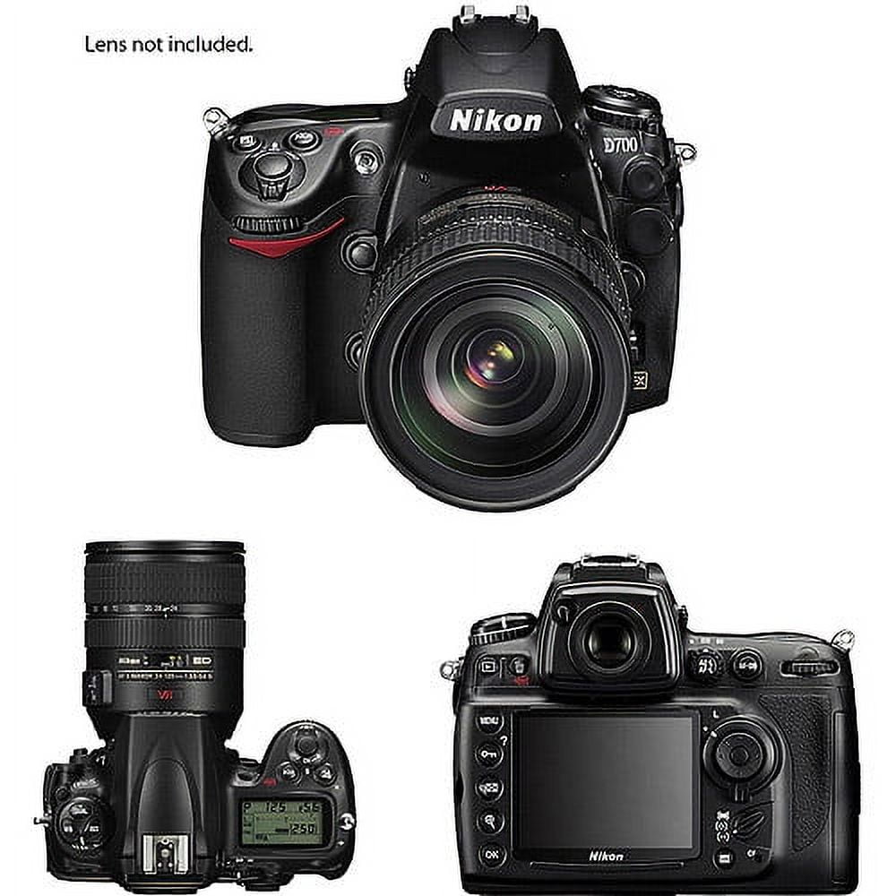 Nikon D Black MP Digital SLR Body Only Camera with 3