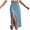 Blue, variant on JIKNTTR Women's Skirts Trendy Jean Skirts For Women Irregular Split Denim High Waisted Skirt Athletic Skorts Sports