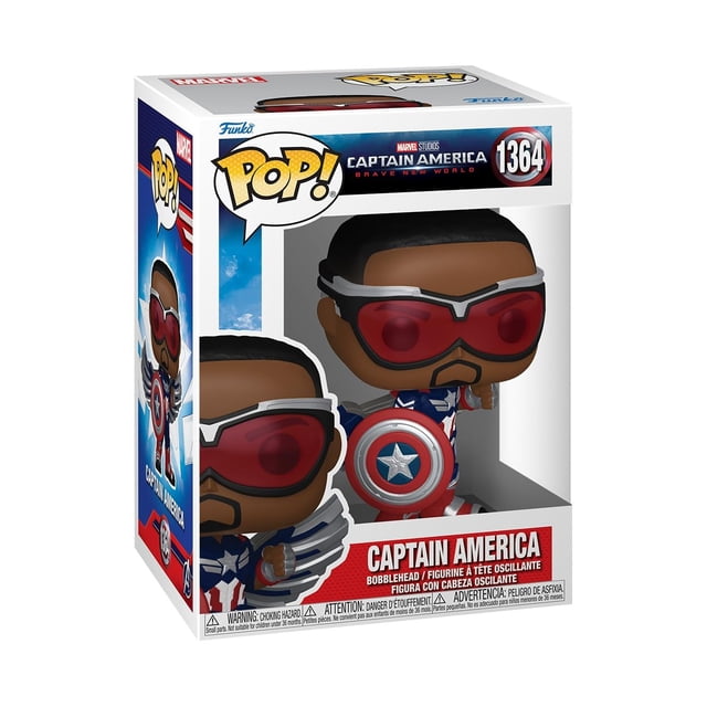 Figura de vinilo Funko POP Marvel Captain America Brave New World