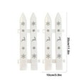 thumbnail image 3 of BiFandian Christmas Tree Fence Decorations, 2-Pack Decorative Fences Christmas Scene Props, Indoor Outdoor Christmas Xmas Fence for Party Decor, 3 of 6