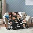 thumbnail image 4 of Blanket Finn Wolfhard Soft and Comfortable Wool Fleece Throw Blankets Gift for Home Decoration Sofa Office car Camping Yoga Travel Home Decoration Cozy Plush Beach, 4 of 5