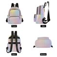 thumbnail image 4 of FORMRS Mini Backpack Purse for Women Quilted Travel Daypack Casual Shoulder Bag, Pink Wavy Striped, 4 of 7
