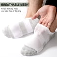 thumbnail image 2 of FREEYOKA Mens Socks Ankle Low Cut Socks for Men Breathable Athletic Socks 6 Pairs,BLACKWHITE, 2 of 6
