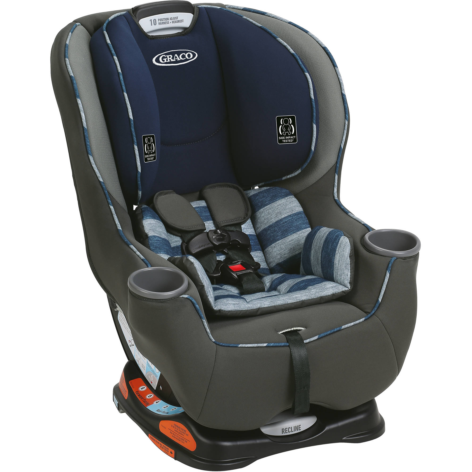 Graco Sequel 65 Convertible Car Seat with 6-Position Recline, Caden Navy - image 2 of 7