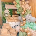 thumbnail image 5 of 30 globos de látex cromado dorado verde oscuro retro de 10 pulgadas para baby shower, bodas, aniversarios, fiestas de cumpleaños, suministros de bricolaje, 5 of 5