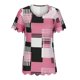 thumbnail image 1 of Fiudx Ofertas Flash Del Día Solo En Línea Blusa de Manga Corta a La Moda para Mujer, Camiseta Estampada, Top Informal, 1 of 6