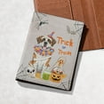 thumbnail image 5 of Trick or Treat Saint Bernard Funny Mummy Cosplay Pumpkin Candy Basket Travel Passport Wallet St Dog Lover PU Leather Passport Holder Cover - 12016, 5 of 5