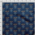 thumbnail image 3 of oneOone Cotton Poplin Fabric Bird & Tree Block Printed Fabric 1 Yard 42 Inch Wide, 3 of 4