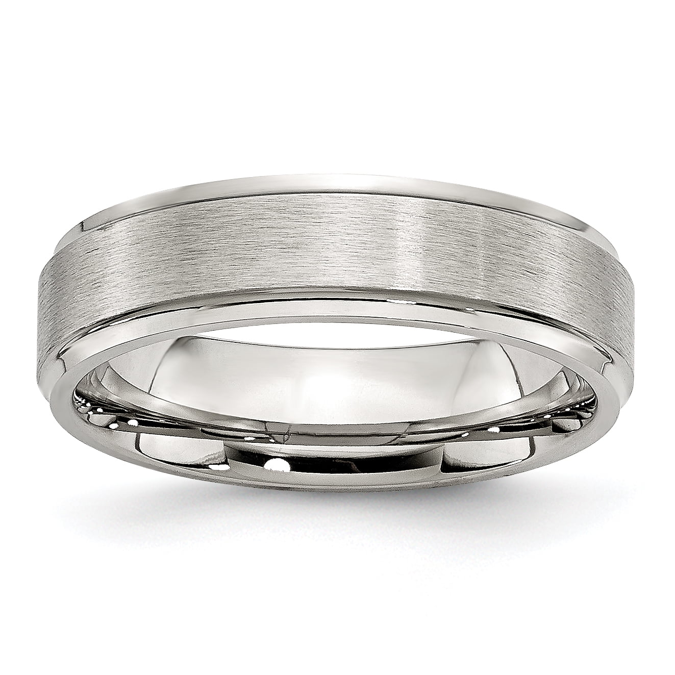 Bridal Stainless Steel 6mm Brushed Band