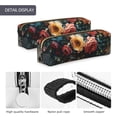 thumbnail image 4 of Disketp Floral Dreamcatcher Elegance Estuche de Lápices de Cuero con Cierre, Estuche Compacto para Papelería, Bolígrafos y Accesorios Pequeños, 4 of 7