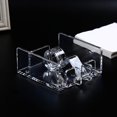 thumbnail image 4 of Caja de papel de servilleta acrílica cuadrada, transparente Feliz Sencillez, 4 of 5