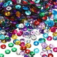thumbnail image 4 of Unique Bargains Loose Sequins 4MM Laser Sequins 3000Pcs Cup Sequins Embroidery Sequins for Jewelry Making Crafts Sewing,Multicolored, 4 of 5