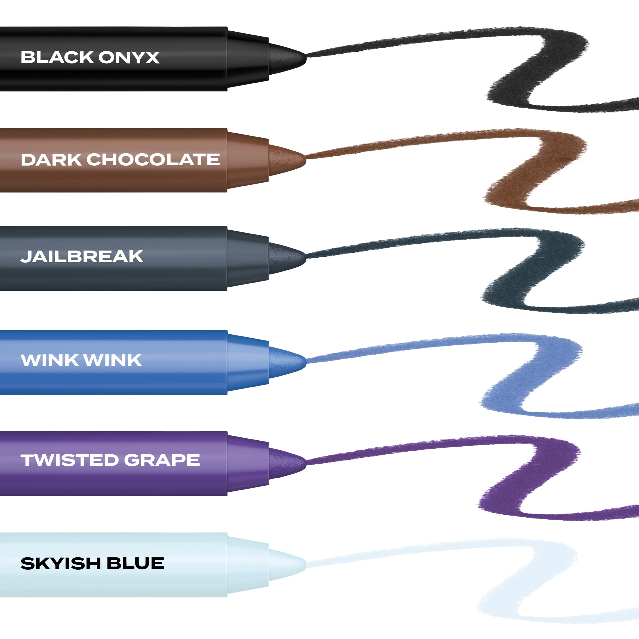 Hard Candy Party Lines Gel Eyeliner, Pencil Liner, 12HR Waterline Safe, Jailbreak, Matte Grey