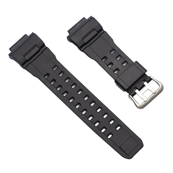 OFFIGAM 1Pack Black PU Watch Band for Comfortable Wrist Bands in Formal Events
