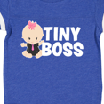 thumbnail image 4 of Inktastic Tiny Boss with Baby in Suit Girls Baby Bodysuit, 4 of 5