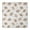 Football With Symbols, variant on White Brown Footballs Pattern Square Fitted Tablecloth with Elastic Edge,Square Table Cover,Washable Elastic Table Cover for Home Kitchen Party Decor 34"x34"