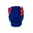 thumbnail image 3 of Barkertime Red Polka Dot on Blue Dog Diaper, 3 of 7