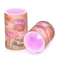 thumbnail image 7 of Yayeee Flameless Candles with Remote Flickering Battery Operated Multi Color Changing, Abstract Floral, 7 of 7