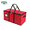 Red, variant on Christmas Balls Storage Box, 128 Compartments Foldable Storage Container with Adjustable Cardboard Dividers and Zipper, Organizer for Christmas Decorations or Ornaments, Green