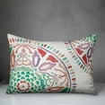 thumbnail image 3 of Creative Products Large Orange and Green Watercolor Medallion 14x20 Indoor / Outdoor Pillow, 3 of 3