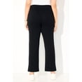 thumbnail image 2 of Catherines Women's Plus Size Cloud Knit Ribbed Straight Leg Pant, 2 of 4