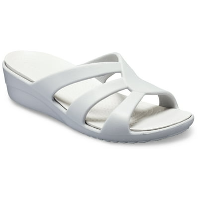 Sanrah strappy wedge crocs discount